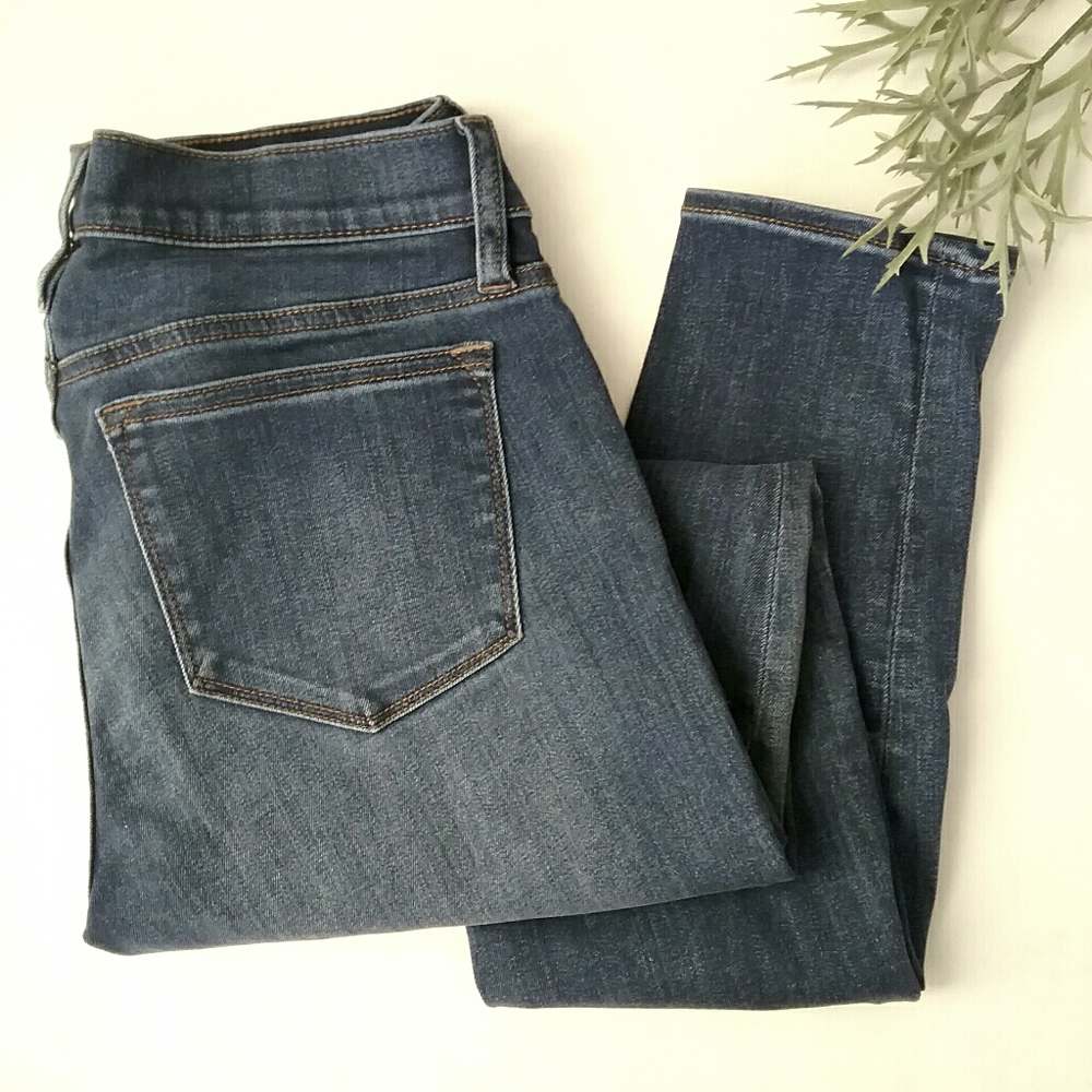 J.CREW | toothpick 8" blue skinny jeans | 27 T